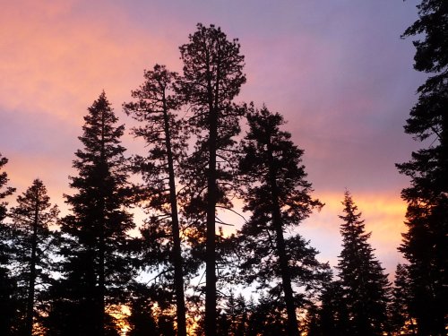 Lassen_Manzanita Lake_Sunset
