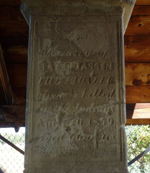 Peter Lassen Headstone 2