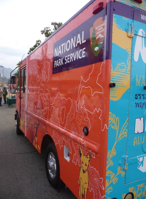 Rose Parade Viewing_National Park Service Truck