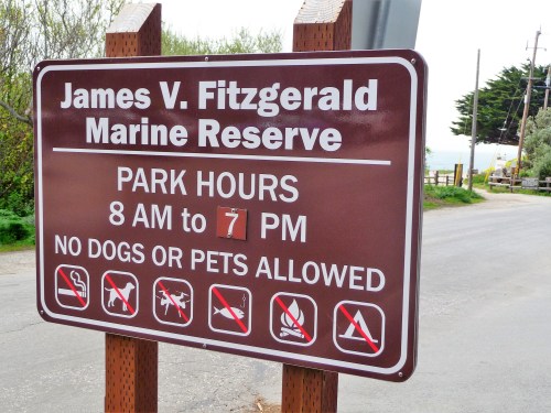 James V. Fitzgerald Marine Reserve_Sign