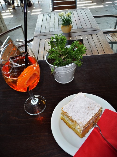 Lake Bled Cream Cake & Aperol Spritz